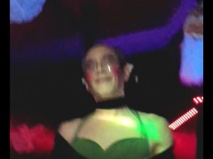 Sissi Kiri Public Upskirt Dancing in Club