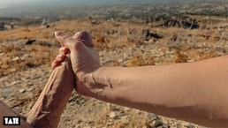 Вуайеристы-любители ходят обнаженными и делают минет с огромным камшотом - Little Arden