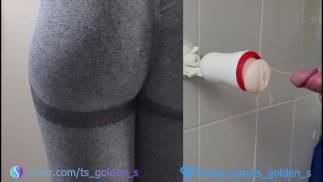 Ficken, pissen und abspritzen auf meine falsche Muschi!