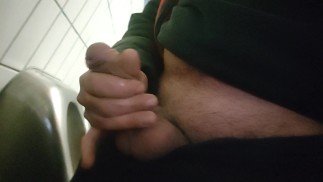 Good Boy solo PISS on publick toilet