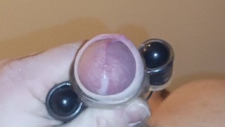 I came while playing with a toy