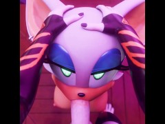 Rouge Furry Throat Fucking Rule 34