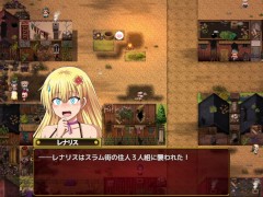 【#02 レナリスインデザイア(体験版)実況】スラム街でたくさんの男達に中出しされ、シックスナインされる金髪爆乳修道女。(ファンタジーRPG同人エロゲ―) - Screenshot 2 of 16 - エロゲ実況
