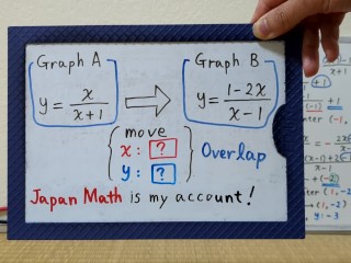 Переместите граф a так, чтобы он перекрывал граф B.[JapanMath](Большие натуральные сиськи)