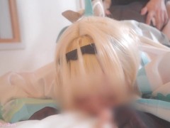 【ぶんコス】「ダメでござる♡♡あっあっイぐっ♡♡」枕営業でご奉仕えっち🤍乳首を弄ばれ連続快楽絶頂🤍