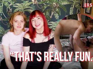 Ersties - Cute Blonde Jade R Fingers Eva until she Cums