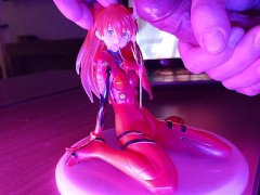 Asuka Soryu Langley Neon Genesis Evangelion éjaculation avec un cock ring