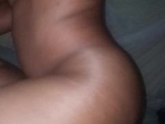 PLAYING WITH MY BIG ASS AND BOOBS AS I RIDE HIM TO ORGASM