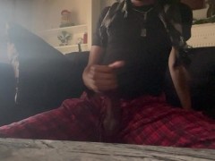 BBC Stroking In The Family Room