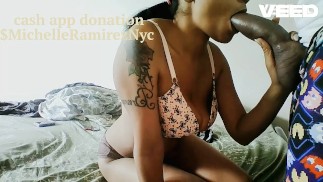 SEXY COSPLAY BH UND HÖSCHEN großer Schwanz BBC Blowjob