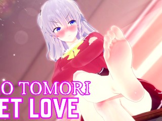 NAO TOMORI FEET LOVE 😍 CHARLOTTE HENTAI