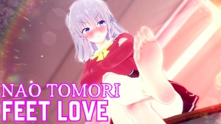 NAO TOMORI FEET LOVE 😍 CHARLOTTE HENTAI