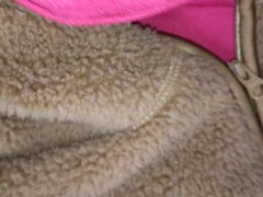 【字幕付き】着るタイツ越しにチクニーして気持ち良くなっちゃうッ♥️イク時は気持ち良すぎてハァハァおひッ♥️おふッ♥️って情けない喘ぎ声🥺 - Screenshot 8 of 16 - 乳首 イキ