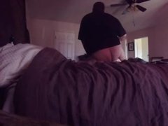 Blowing my nut inside the neighbors pussy