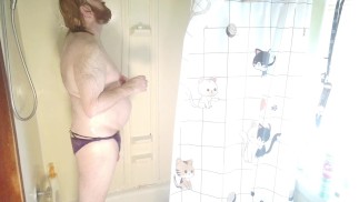 Solo Male Femboy Kink Play Dances in the Bath tub cleans Every Sexy Inch Includ  small dick