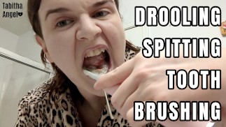 Drooling Spitting Tooth Brushing