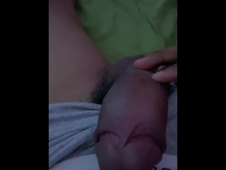 Masturbandome Con Mi Verga Gruesa y Peluda