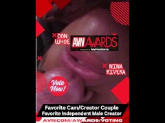 SuperHot Interracial Threesome with Nina Rivera Rebecca Vanguard and Don Whoe