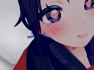 MiSide ASMR VR Roleplay ❤️ Crazy Cutie Mita Comes Into Your World ~ Pov - LEWD - Ear Licks