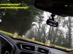 Stop the Car I Give You BlowJob Almost Caught!