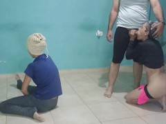 fucked in the family home, perverted stepsisters - 100% Spanish porn.