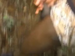 ALMOST CAUGHT JERKING OFF IN THE WOODS