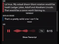 Dream blunt rotation.