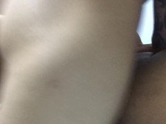 I penetrate my girlfriend's pussy all the way.