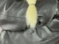 Leather & Latex ASMR Hugging, Squeezing, Ass Slapping, Sweat - Screenshot 1 of 16 - Leather Jacket