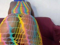 Solo black African female has a big ass