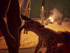 Campside Cumshot and Creampie