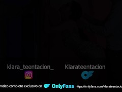 Follando traz la puerta