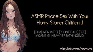 ASMR 和你的抽大烟的毒虫女友电话性爱【男性向】
