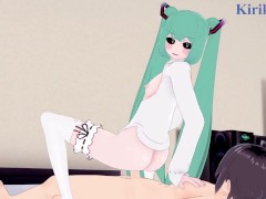 Hatsune Miku (39neko) and I have intense sex in the bedroom. - VOCALOID Hentai