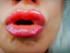Lip Gloss Kisses: Relaxing Mouth Sounds ASMR 💋💄 | Lips Fetish | No Talking Femdom ASMR