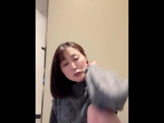 【無修正】お姉さんの着オナみたいですか？アナルも見たい？パンティの上から割れ目がくっきり！エッチな喘ぎ声がたまらない！ - Screenshot 10 of 16 - 無修正