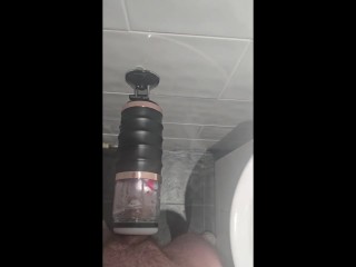 male thrusting masturbater