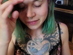 Daddy's Little Cum Slut Sucks And Swallows POV