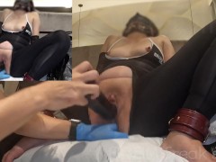 【変態奴隷人形･Rの生態】Vol.004 極太ディルドをマンコに挿入され…アナルに指も…奴隷人形は白目を剥いて狂いイキまくる！ 14/16