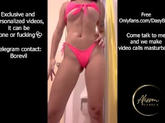 Teasing you with my wet panties, I'm a submissive blonde eager to play