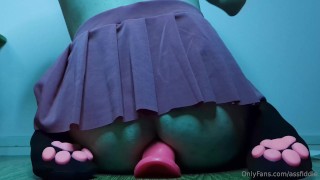 cute femboy with a pink dildo (older video)
