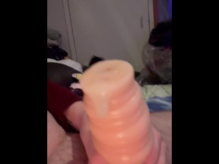 Watch the Cum Pour out the Top - Ass Toy