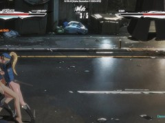 GOTH MUSCLE GIRL FUCKED BY TWO POLICE OFFICERS - PURE ONYX