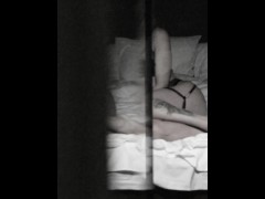 Beautiful brunette dancing on the bed 5/16