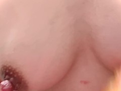 人妻が出かける前に我慢できなくてシリコンで乳首いじめ🩷 - Screenshot 16 of 16 - Japanese Big Tits