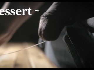 POV: you will Swallow every Drop of Thick Cum from my Big Black Cock, I Pull a Long Rope, Cumming