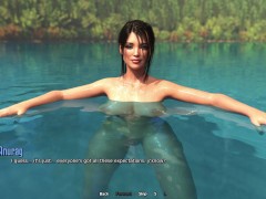 My Big Step Sister Swimming Naked in the Forest and Got Caught - 3D Hentai - Life in Santa County