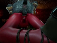 Club Hell Fyre Episode 2 | Devil Girl Sucks And Fucks Black Goat Demon | Monster Fucking | 3D