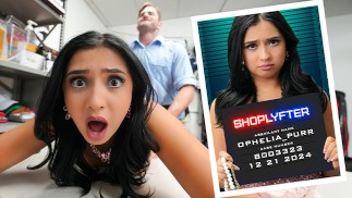 Shoplyfter！她偷了一件衣服感觉好一点，所以保安把她弄得Naked