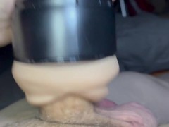 I bust a massive nut in my Kiiroo Feel Victoria blowjob simulator
